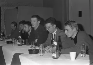 00386 Prints: A press reception was held at the Odeon Cinema in Birmingham before the Red Wedge Tour