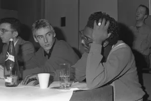00386 Prints: A press reception was held at the Odeon Cinema in Birmingham before the Red Wedge Tour
