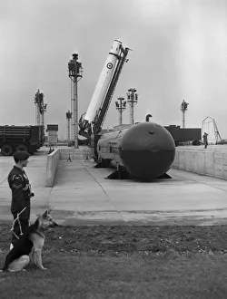01323 Prints: Press Visit to R. A. F. Feltwell - Thor Ballistic Missile Base