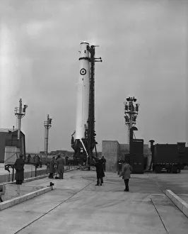 01323 Prints: Press Visit to R. A. F. Feltwell - Thor Ballistic Missile Base