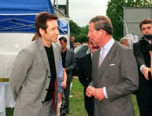 Pricne Charles meets David Duchovny at the Party in the Park for the Prince