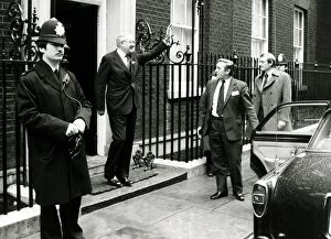 Images Dated 30th March 1979: Prime Minister James Callaghan leaves Downing Street to see the Queen during the 1979