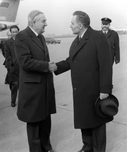 Prime Minister James Callaghan MP March 1976 with Soviet Foreign Minister