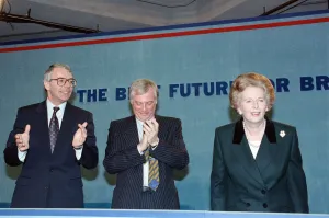 Campaigns Prints: Prime Minister John Major, Chris Patten and Margaret Thatcher
