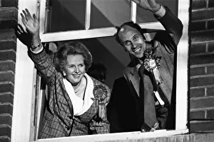 01274 Prints: Prime Minister Margaret Thatcher and Conservative Party chairman, Norman Tebbit