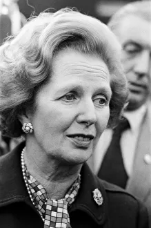 Prime Minister Margaret Thatcher at the Conservative Party Conference, Brighton