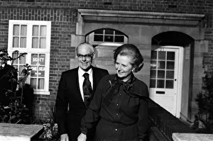 00198 Prints: Prime Minister Margaret Thatcher with husband Denis May 1979