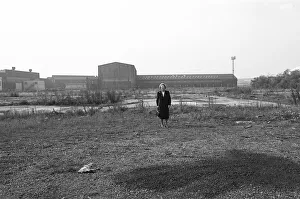 Prime Minister Margaret Thatcher seen here at what remains of the Head Wrightson works in