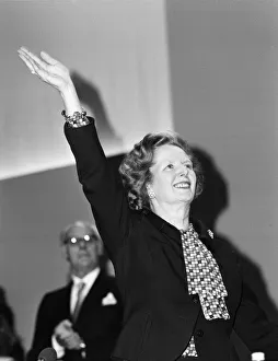 01324 Prints: Prime Minister Margaret Thatcher speaks at the Conservative Party Conference, Brighton