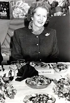 01206 Prints: Prime Minister Margaret Thatcher visited the former Cambrian Colliery site in Clydach