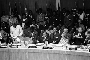00197 Prints: Prime Minister Margaret Thatcher in Zambia on an official Visit August 1979