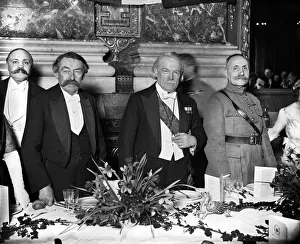 The Prime Minister, Mr David Lloyd George at the Welsh National Banquet at Hotel Cecil