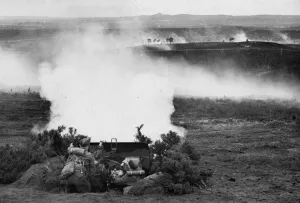 01444 Prints: The Prime Minister recently witnessed a tank demonstration in which he was shown
