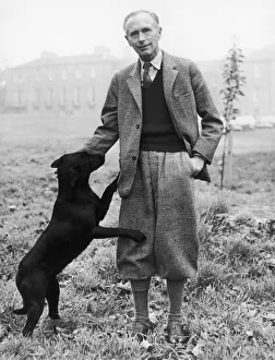 The Prime Minister Sir Alec Douglas Home seen here at his mansion in Coldstream
