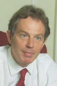 00204 Prints: Prime Minister Tony Blair during interview at Downing Street in September 1999