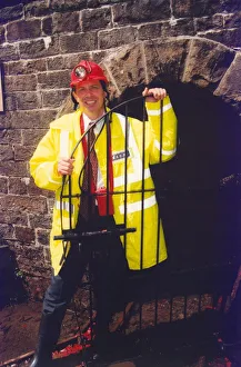 Prime Minister Tony Blair at Park Level Mine at the Killhope Lead Mining Centre