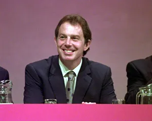 Prime Minister Tony Blair September 1997 at the Labour Party Conference at Brighton