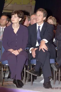 Prime Minister Tony Blair and wife Cherie at the Labour Party Conference Sep 1999 in