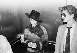 Prince, american singer, arrives at London Gatwick Airport