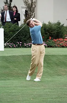 Prince Andrew, Duke of York during a charity golf match in aid of the motor neurone