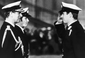 Saluting Prints: Prince Andrew gets his wings at Naval Caldrose Naval Air Base in Cornwall April
