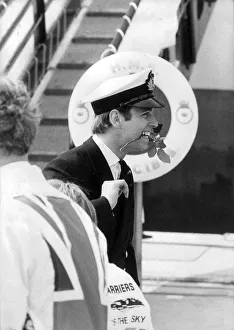Prince Andrew reunited with family at Portsmouth - 17th September 1982
