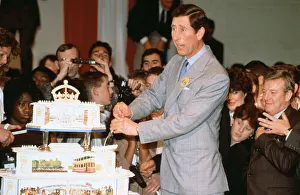 Birthdays Prints: Prince Charles on his 40th birthday in Birmingham to launch an exhibition of PYBT