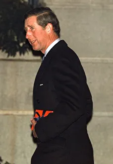 Birthdays Prints: Prince Charles arrives at the Ritz Hotel in London for the 50th Birthday party of Annabel