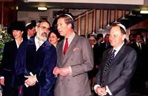 00190 Prints: Prince Charles attending the 50th anniversary of the Birth of State of Israel with Chief