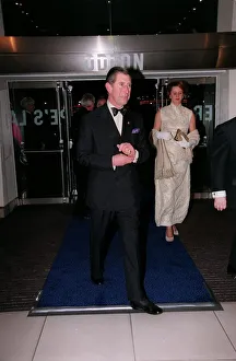 Prince Charles December 1998 Arriving at the Odeon Leicester Square in