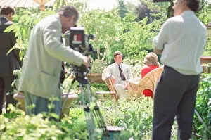 Images Dated 16th June 1994: Prince Charles, is interviewed by members of the welsh press