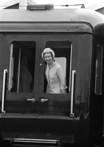 Prince Charles Investiture as Prince of Wales 1969 Queen Elizabeth smiles as she