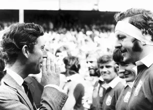 Silver Jubilee Prints: Prince Charles before the jubilee rugby unions match between the british lions