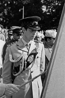 01380 Prints: Prince Charles Nepal, dressed in his Colonel-in-Chief uniform. Nepal. December 1980