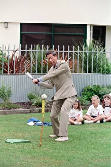 01507 Prints: Prince Charles pictured during a visit to Fendalton Primary School, Christchurch