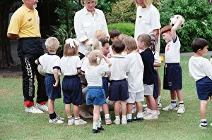 01507 Prints: Prince Charles pictured during a visit to Fendalton Primary School, Christchurch