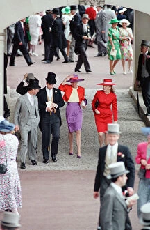 Sporting Collection: Prince Charles, Prince Andrew, Princess Diana and Sarah Ferguson