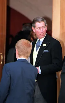 00193 Prints: Prince Charles and Prince Harry October 1998 at Santa Palmer Thompkinson
