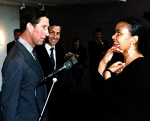 Prince Charles Prince of Wales Motorola Bathgate meeting recipients of awards