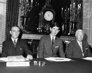 Prince Charles, Prince of Wales with the Secretary of State for Wales