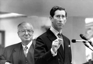 Prince Charles, The Prince of Wales during his visit to the North East 1 December 1989