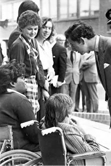 00099 Prints: Prince Charles, The Prince of Wales during his visit to the North East 1 July 1981 -