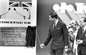 Prince Charles, The Prince of Wales during his visit to the North East 16 July 1987 -