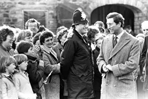 Prince Charles, The Prince of Wales during his visit to the North East 19 February 1988