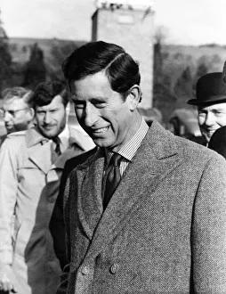 Prince Charles, The Prince of Wales during his visit to the North East 19 February 1988