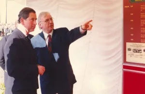 Pointing Prints: Prince Charles, The Prince of Wales during his visit to the North East 2 April 1996 -