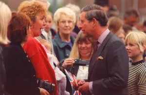 Prince Charles, The Prince of Wales during his visit to the North East 2 April 1996 -