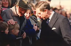 Prince Charles, The Prince of Wales during his visit to the North East 2 April 1996 -