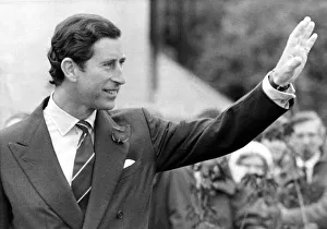 Prince Charles, The Prince of Wales during his visit to the North East 22 May 1985 -