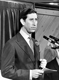 Prince Charles, The Prince of Wales during his visit to the North East 22 October 1984